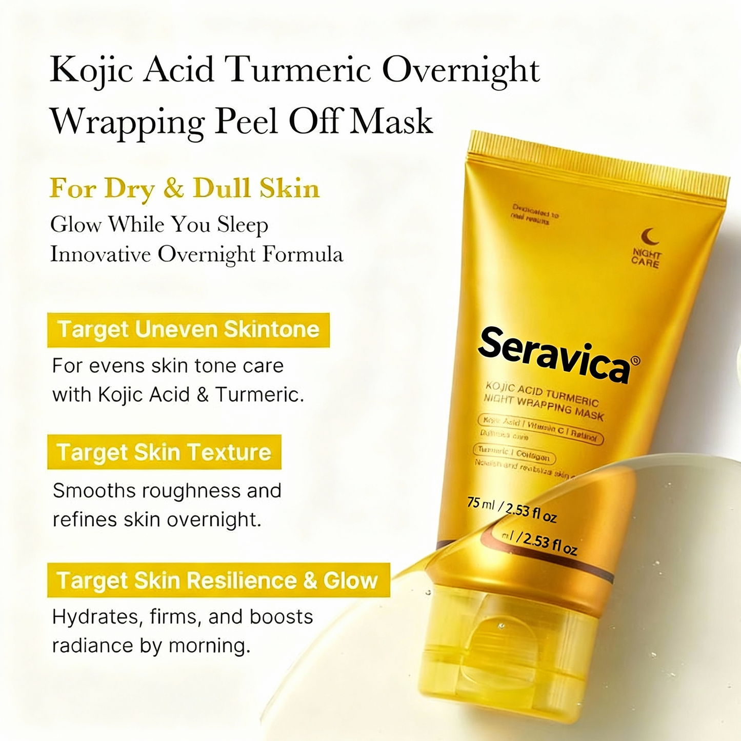 Kojic Acid Turmeric Glow Mask